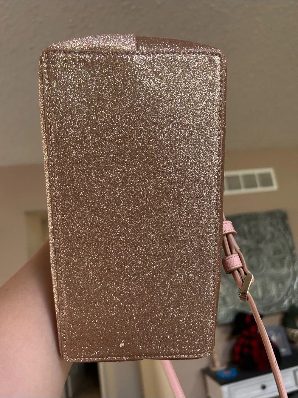 kate spade Pink Glitter Crossbody Tote